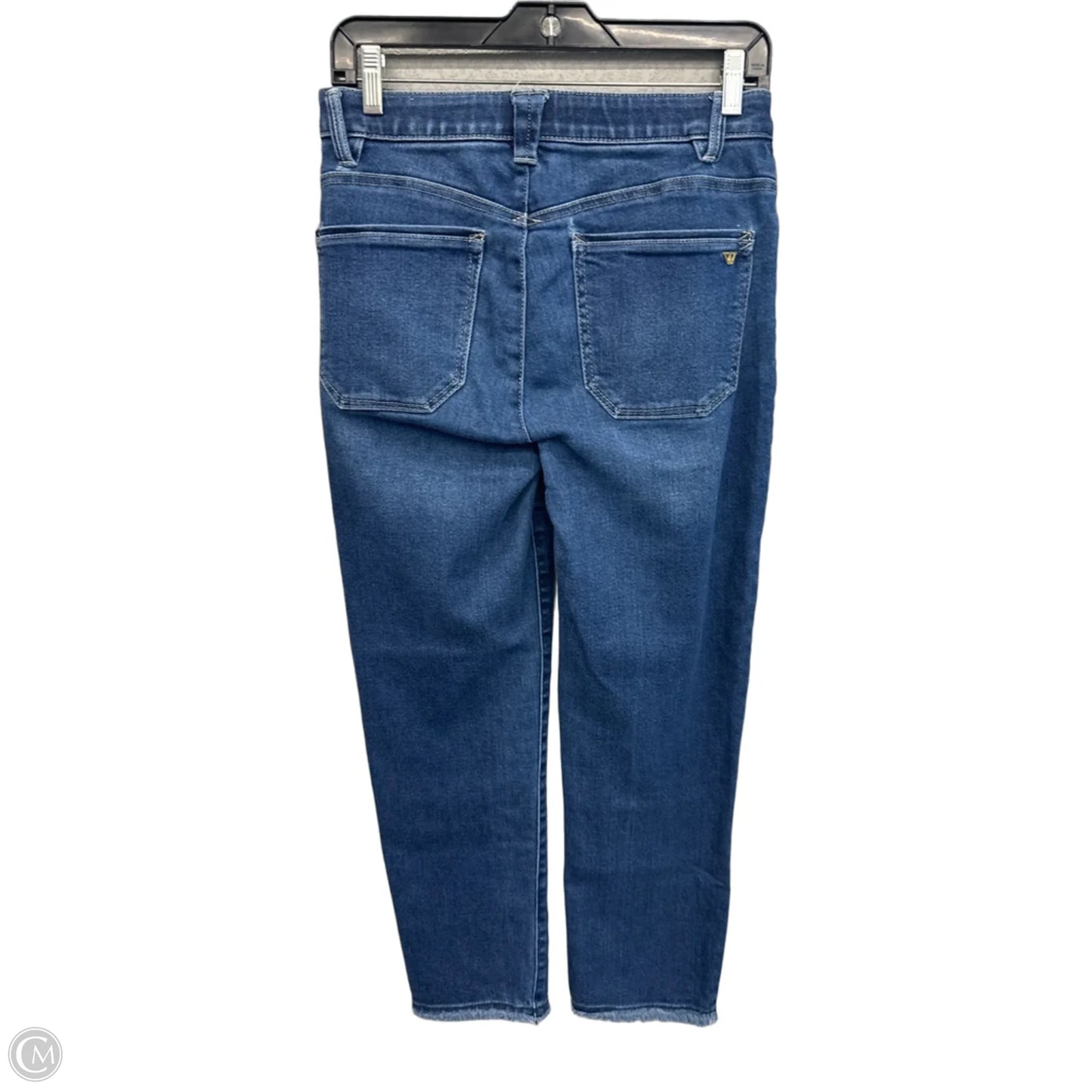Jeans Straight By Wit & Wisdom In Blue Denim, Size: 4
