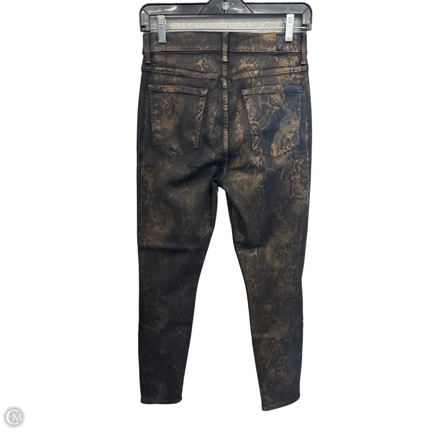 Jeans Skinny By 7 For All Mankind In Black, Size: 4