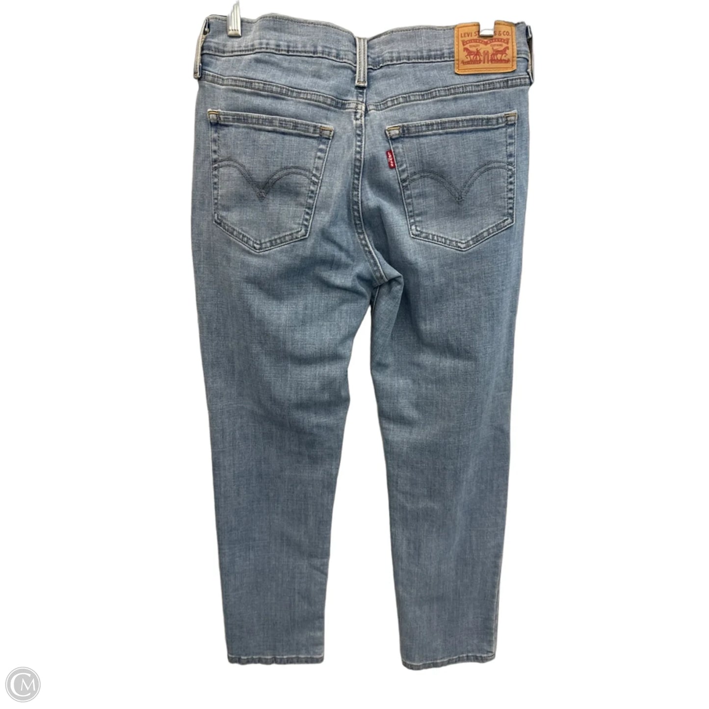 Jeans Boyfriend By Levis In Blue Denim, Size: 4
