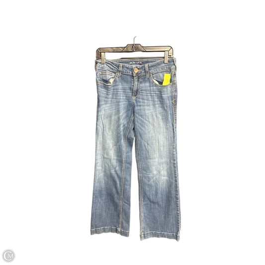 Jeans Boot Cut By Ariat In Blue Denim, Size: 6
