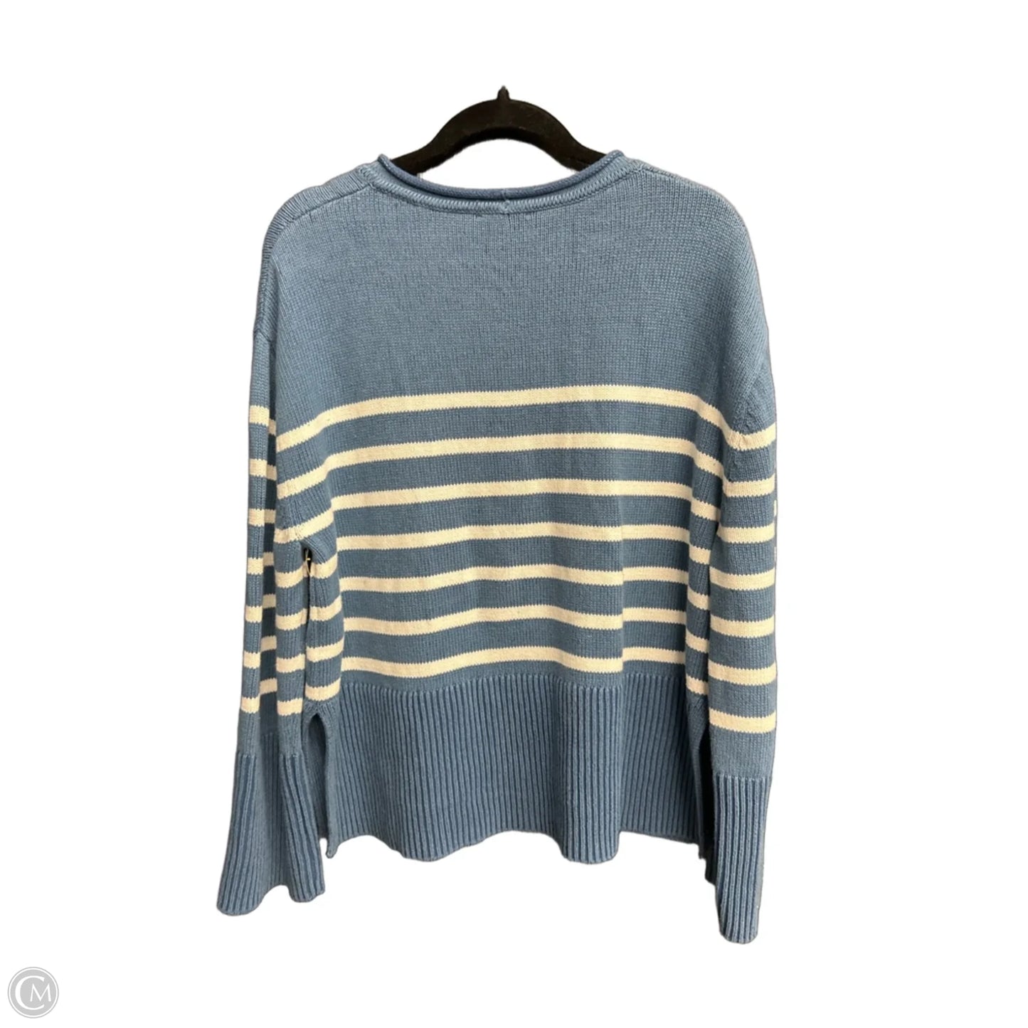 Sweater By Gap In Blue & White, Size: S