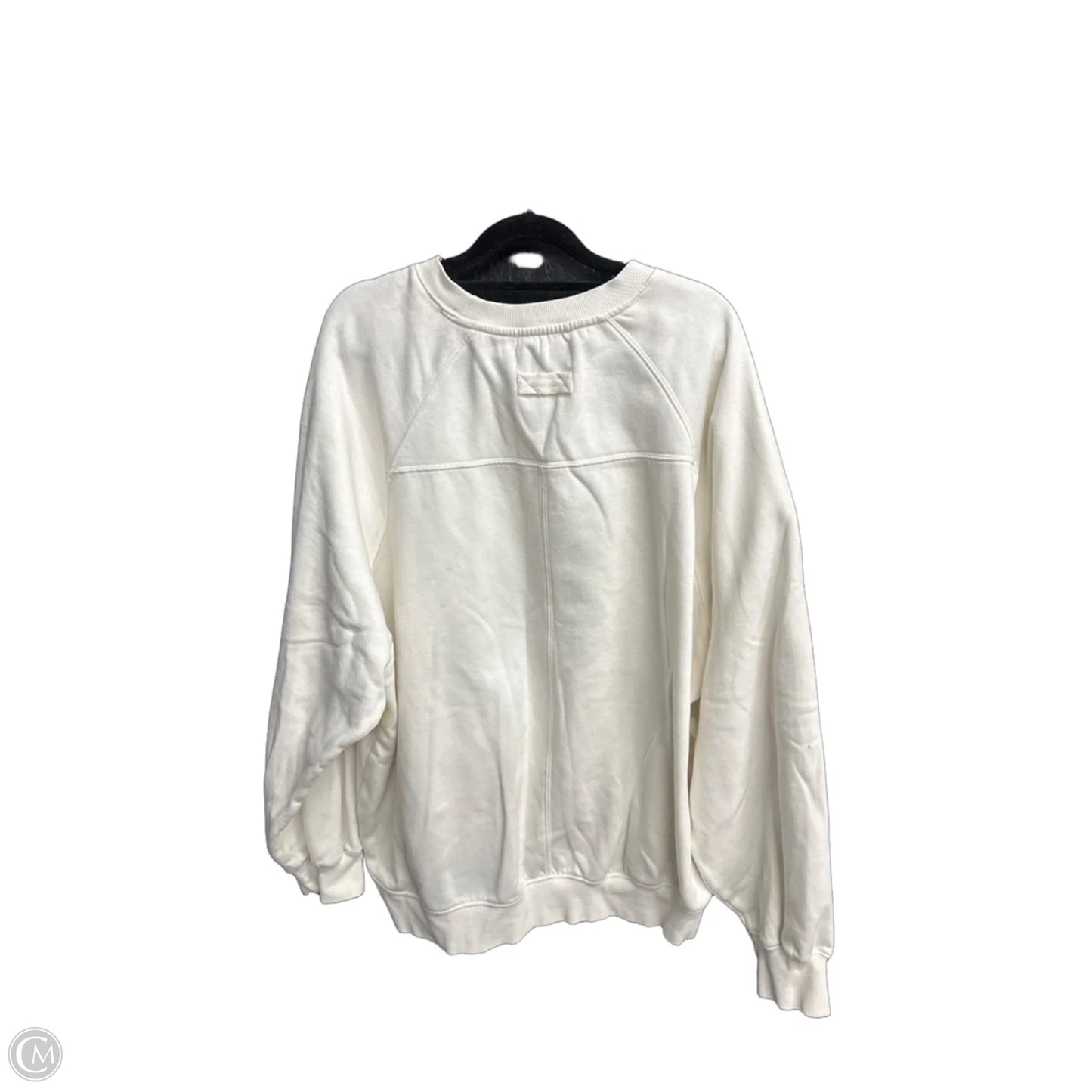 Sweatshirt Crewneck By Arizona In White, Size: L