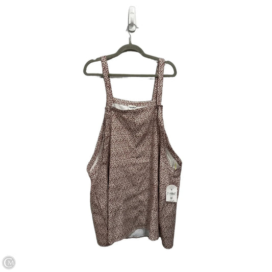 Dress Casual Short By Arula In Brown & White, Size: 2x