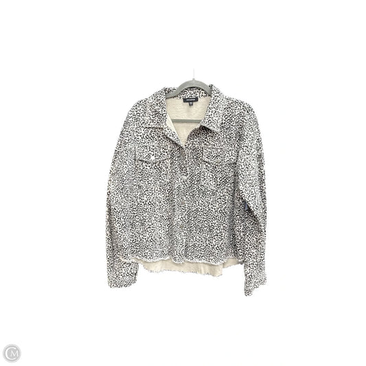 Jacket Denim By Mittoshop In Leopard Print, Size: L
