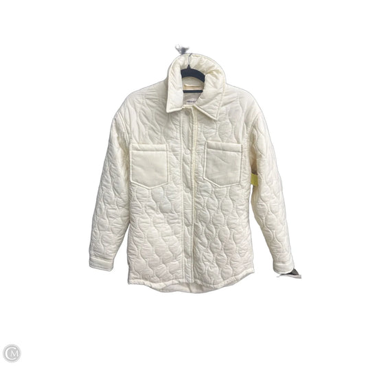 Jacket Puffer & Quilted By Industry In Cream, Size: Xs