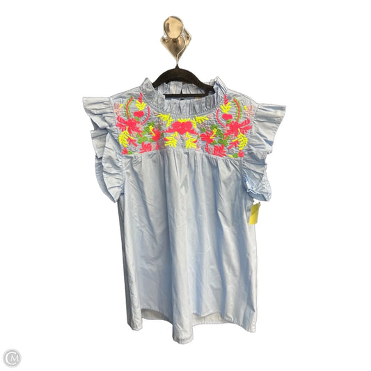 Top Sleeveless By Jodifl In Blue, Size: M