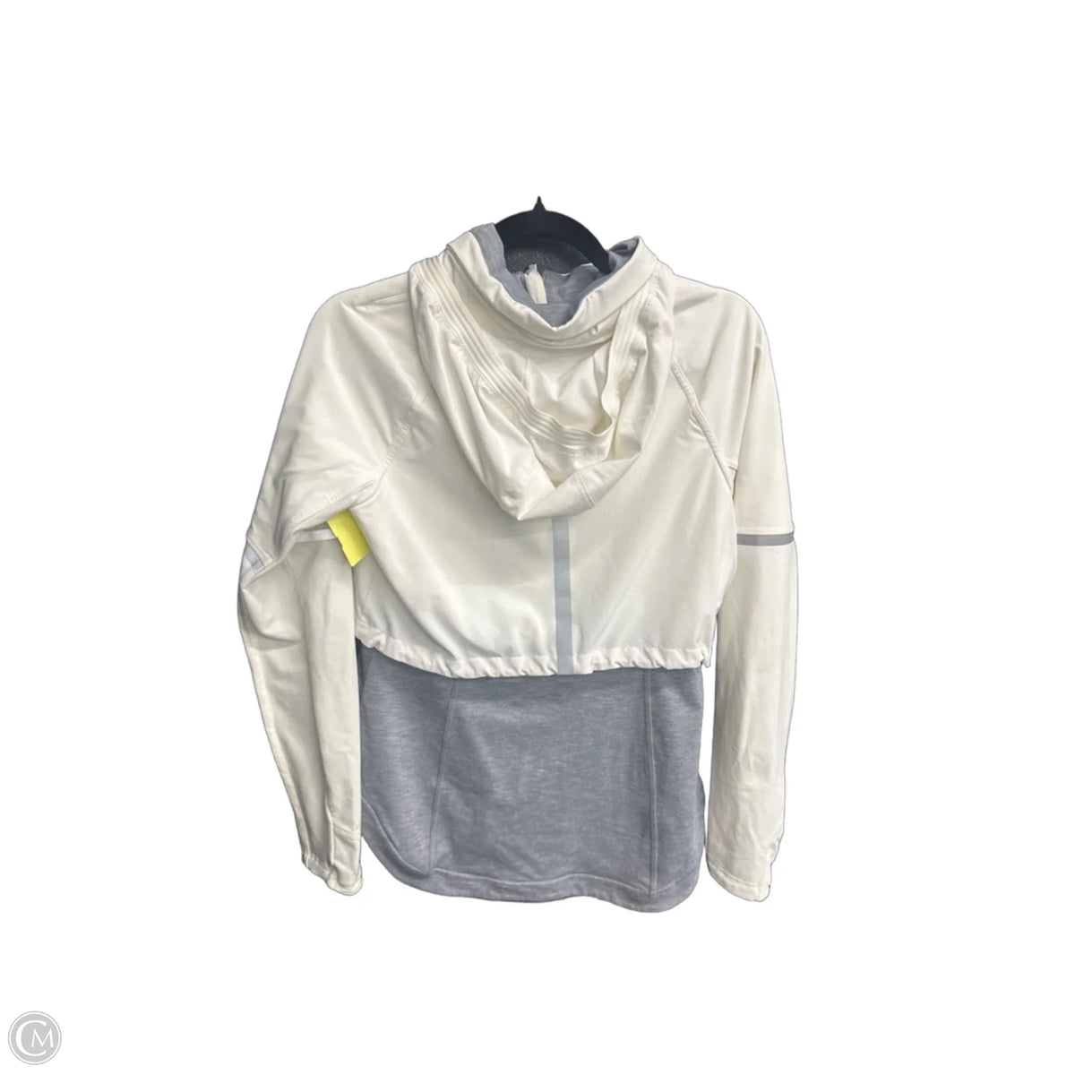 Athletic Jacket By Athleta In Grey & White, Size: S