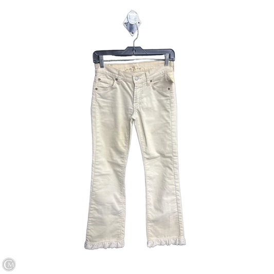 Pants Corduroy By 7 For All Mankind In Cream, Size: 2