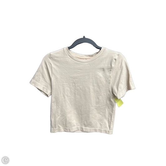 Top Short Sleeve By A New Day In Brown, Size: M