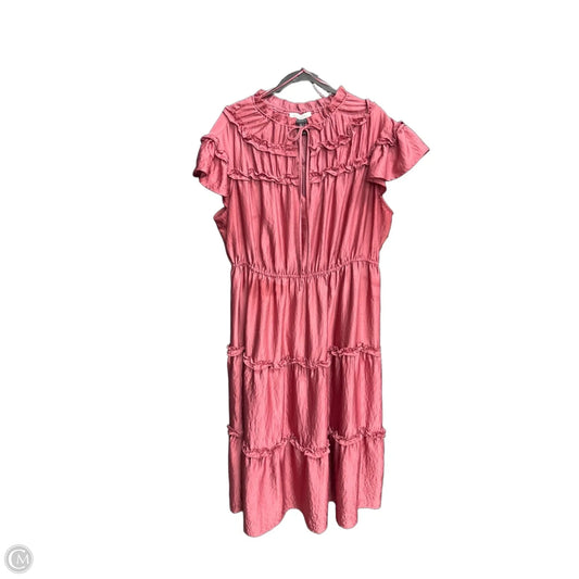 Dress Casual Maxi By Eloquii In Red, Size: 18