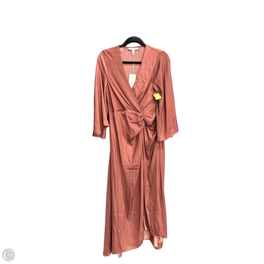 Dress Casual Maxi By Grade & Gather In Maroon, Size: M