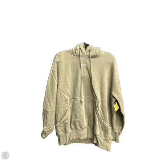 Sweatshirt Hoodie By Nike Apparel In Green, Size: M