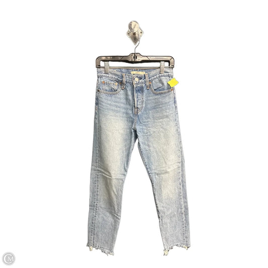 Jeans Straight By Levis In Blue Denim, Size: 2
