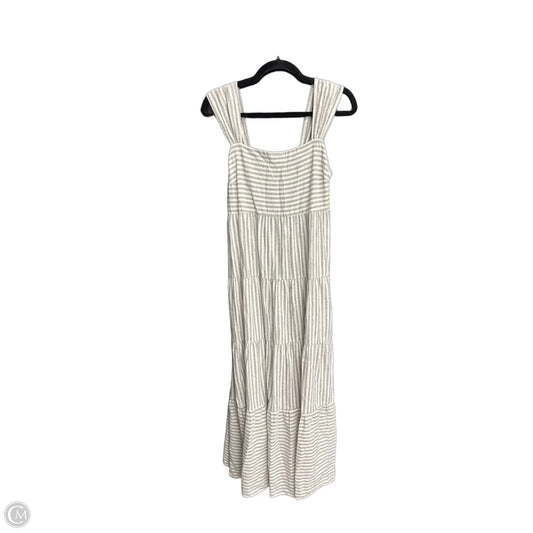 Dress Casual Maxi By Madewell In Striped Pattern, Size: S