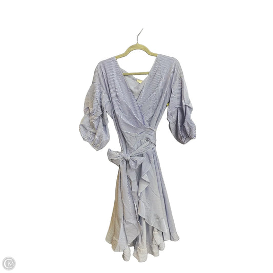 Dress Casual Maxi By Main Strip In Blue & White, Size: S