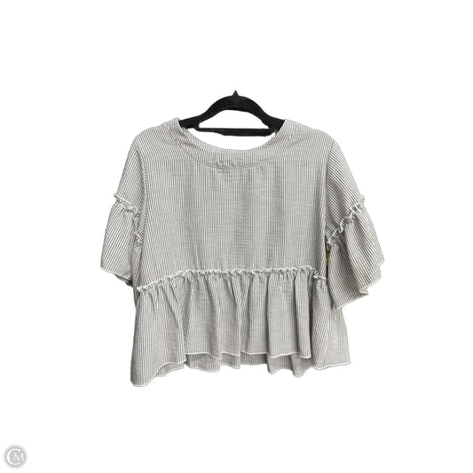 Top Short Sleeve By Altard State In Striped Pattern, Size: Xs