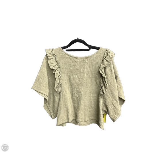 Blouse Short Sleeve By Hyfve In Green, Size: S