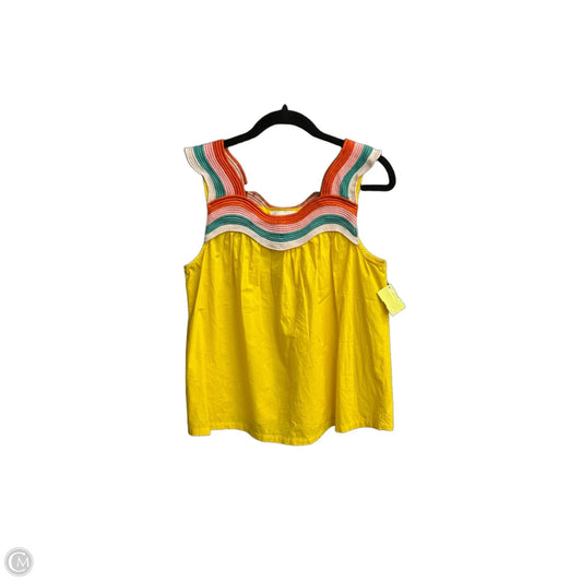Tank Top By Corey Lynn Calter In Yellow, Size: S