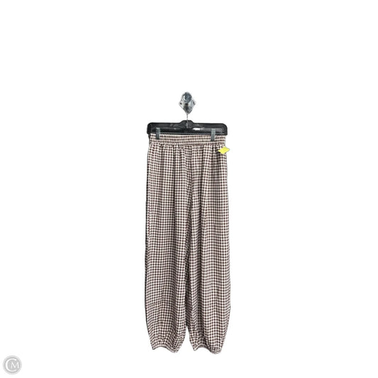 Pants Other By Sampeel In Brown & Cream, Size: S