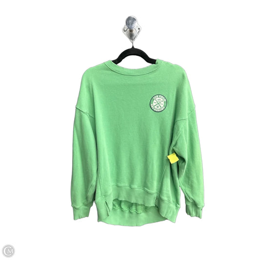 Sweatshirt Crewneck By Aerie In Green, Size: S