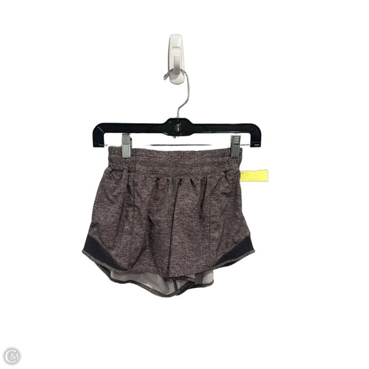 Athletic Shorts By Lululemon In Grey, Size: 4