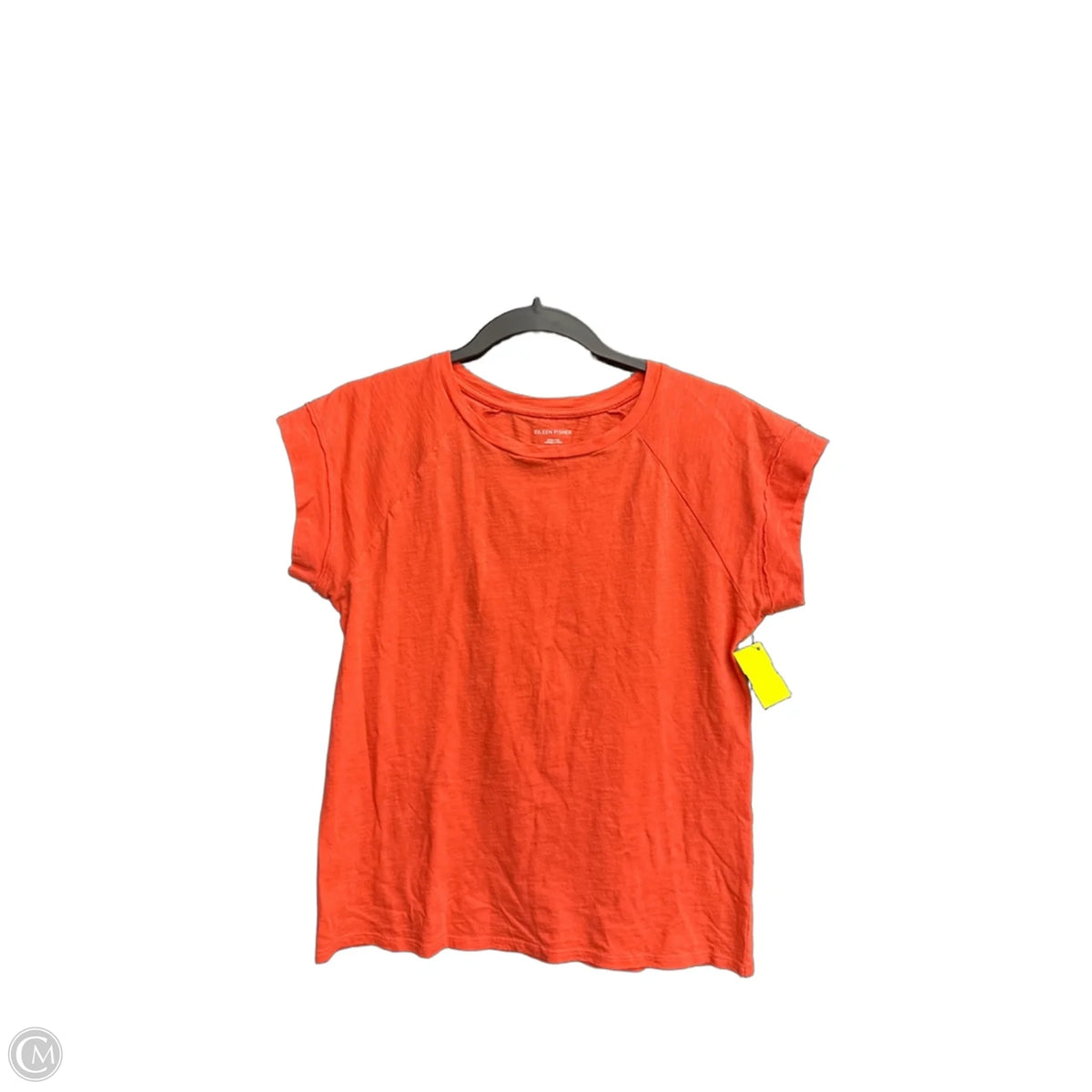 Top Short Sleeve Basic By Eileen Fisher In Red, Size: Xxs