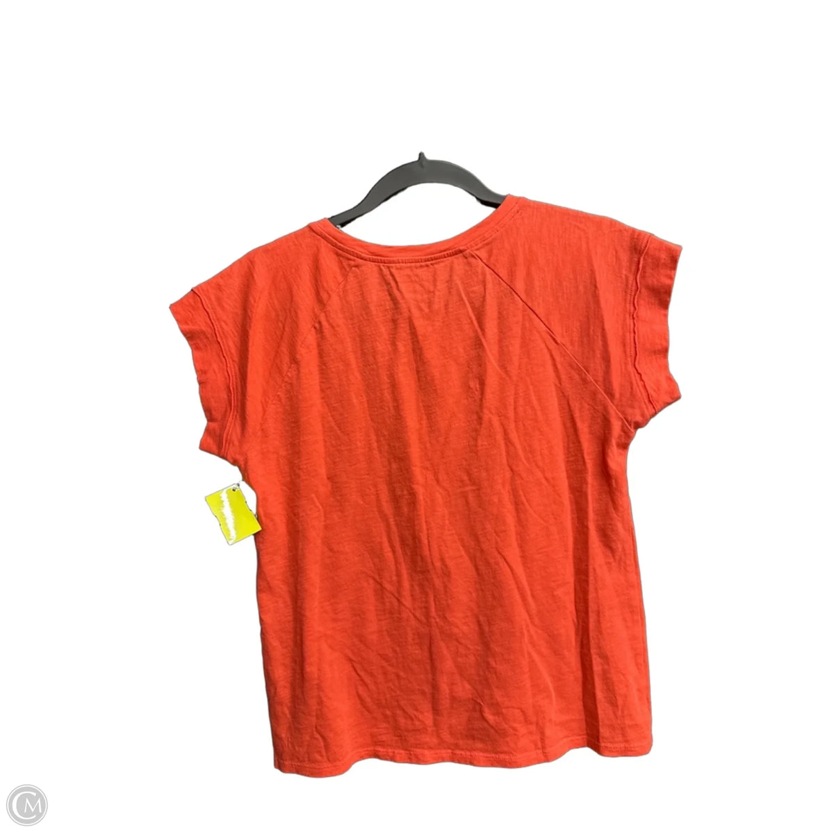 Top Short Sleeve Basic By Eileen Fisher In Red, Size: Xxs