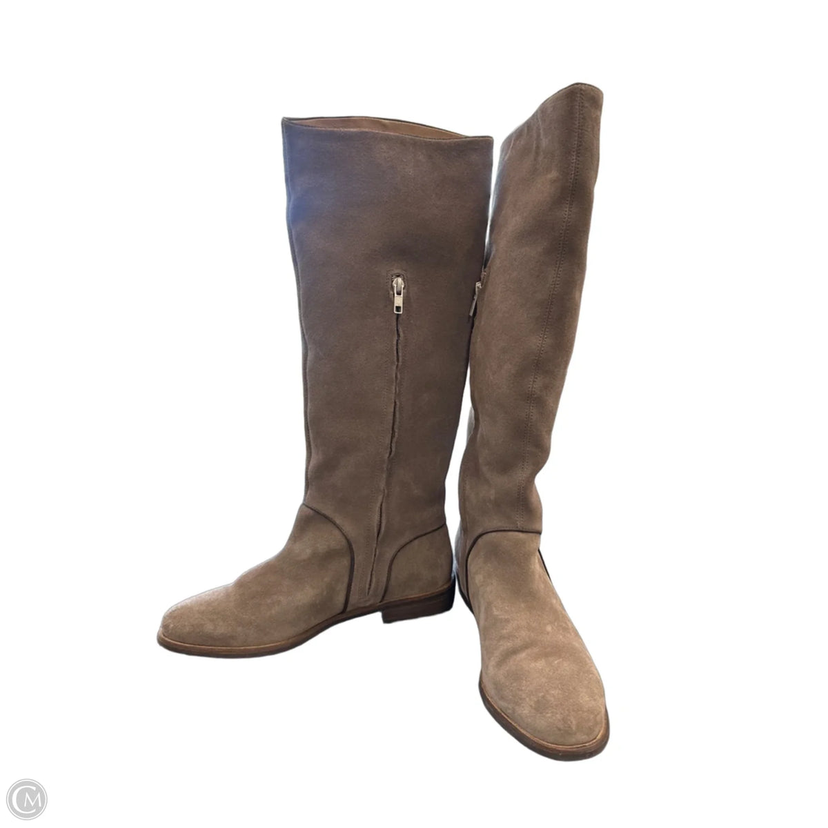 Boots Designer By Ugg In Grey, Size: 10