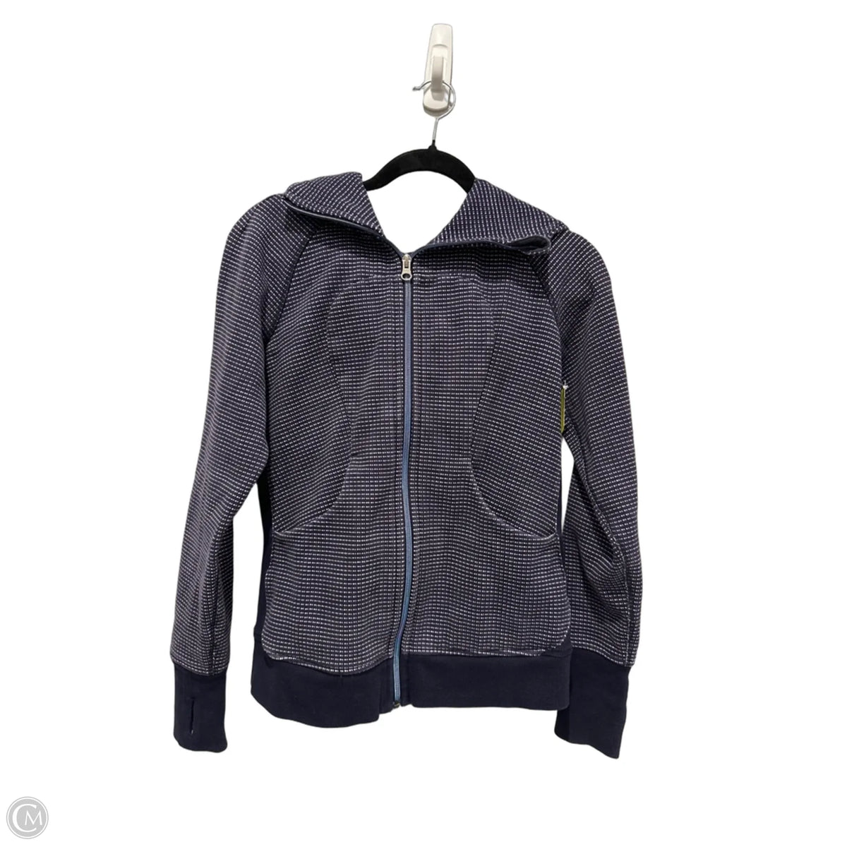 Athletic Jacket By Lululemon In Polkadot Pattern, Size: S