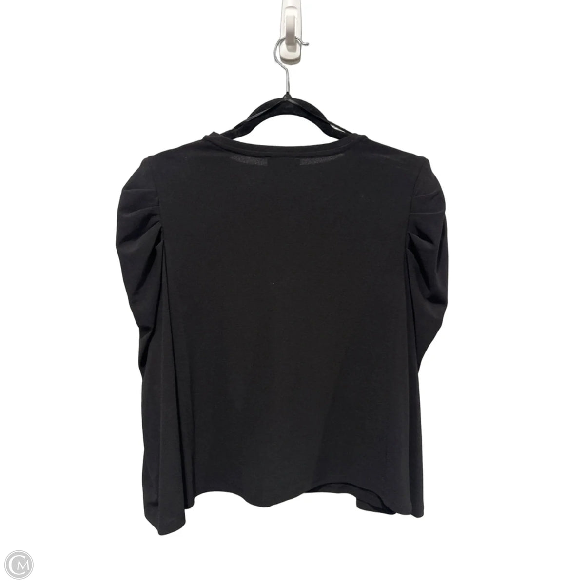 Blouse Short Sleeve By Cece In Black, Size: M