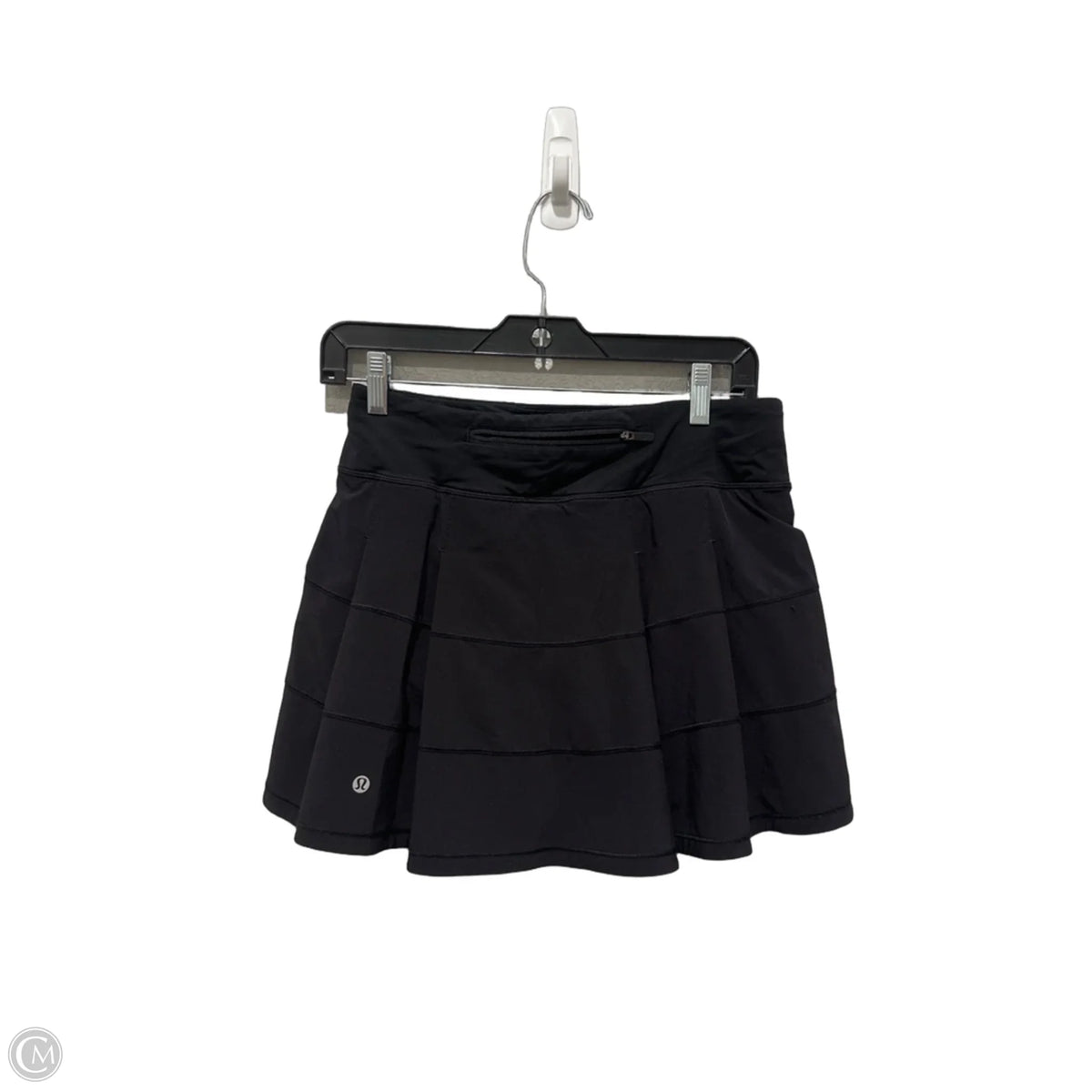 Athletic Skort By Lululemon In Black, Size: S