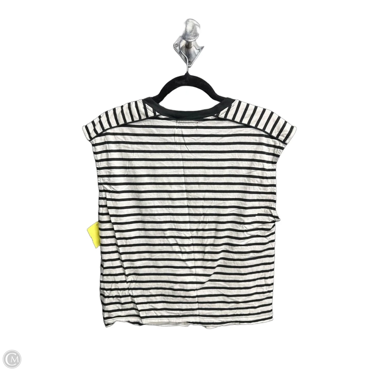 Top Sleeveless By Nation In Striped Pattern, Size: M
