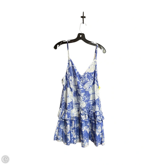 Dress Casual Short By Clothes Mentor In Blue, Size: L