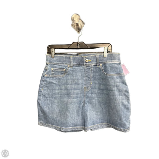 Shorts By Spanx In Blue Denim, Size: L
