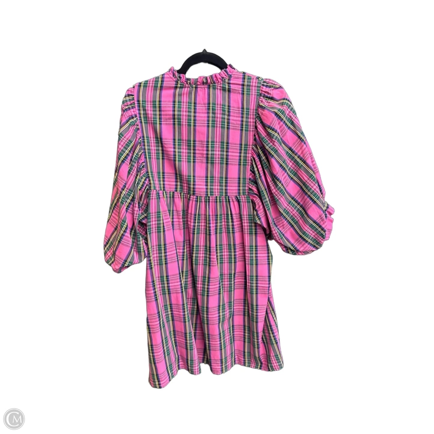 Dress Casual Short By Mudpie In Plaid Pattern, Size: S