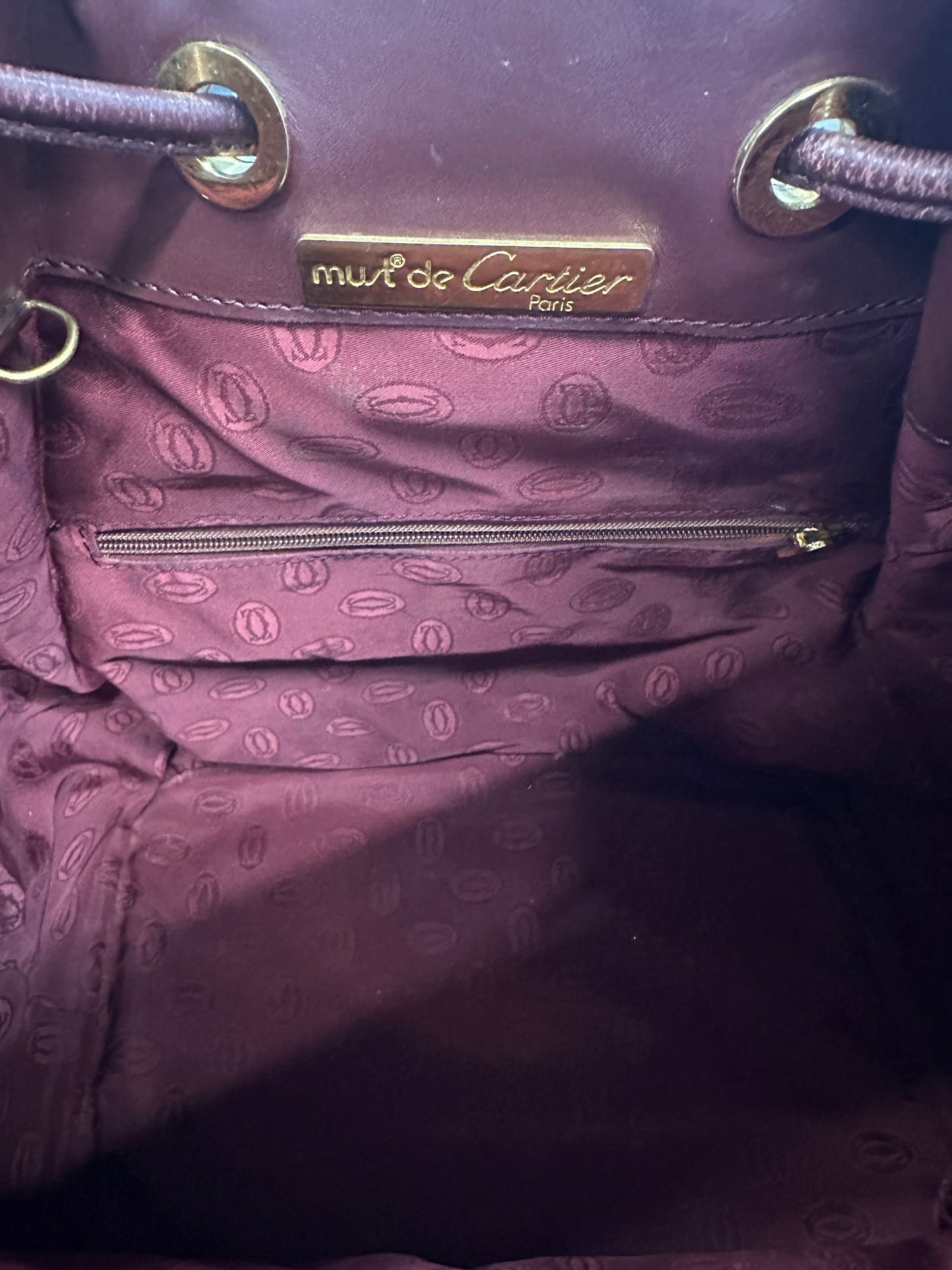 Handbag Luxury Designer By Cartier, Size: Medium