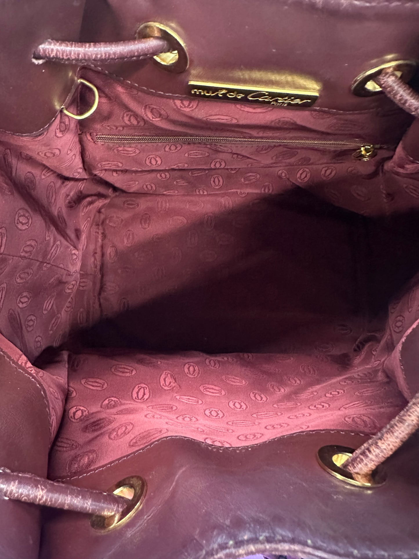 Handbag Luxury Designer By Cartier, Size: Medium
