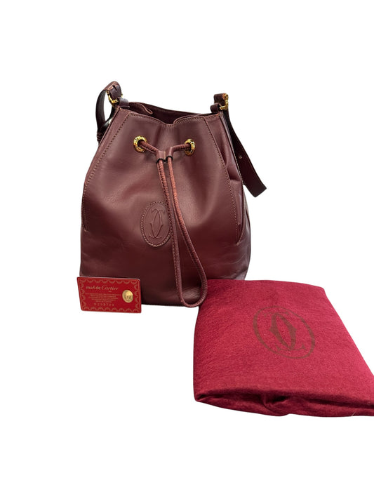 Handbag Luxury Designer By Cartier, Size: Medium