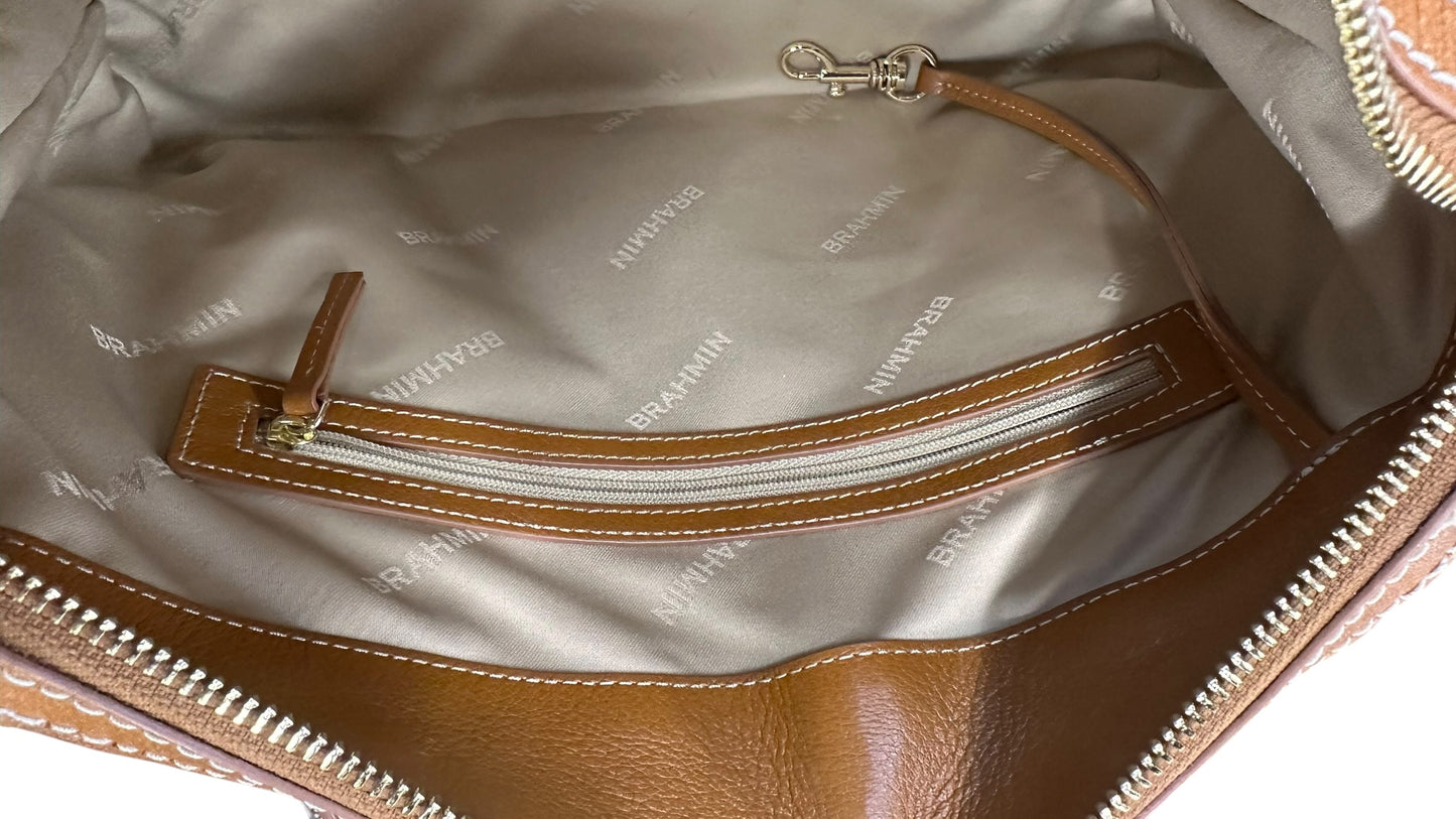 Handbag Designer By Brahmin, Size: Small
