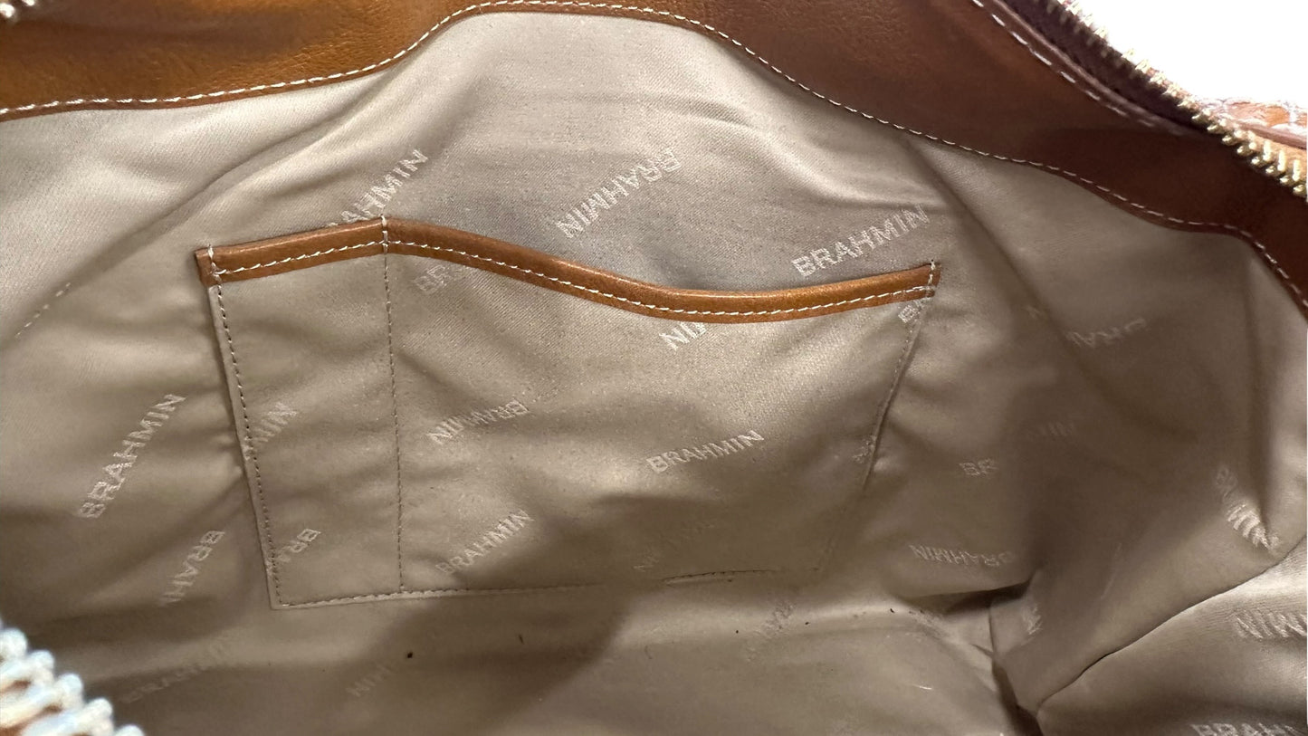 Handbag Designer By Brahmin, Size: Small