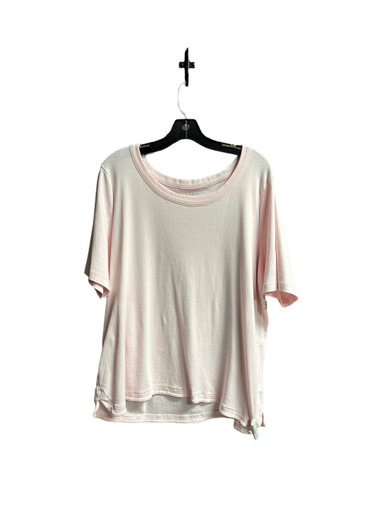 Top Short Sleeve Basic By Talbots  Size: 2x