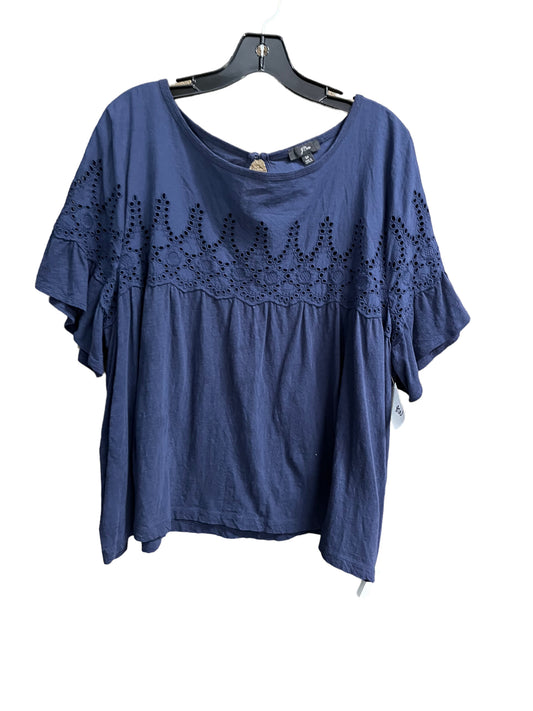 Top Short Sleeve By J Crew  Size: 3x